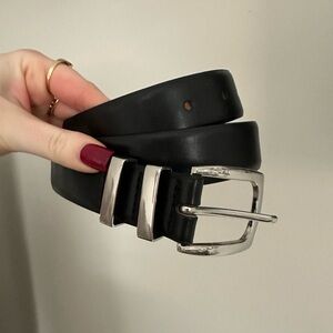 Wild Fable Black Belt with Silver Buckle